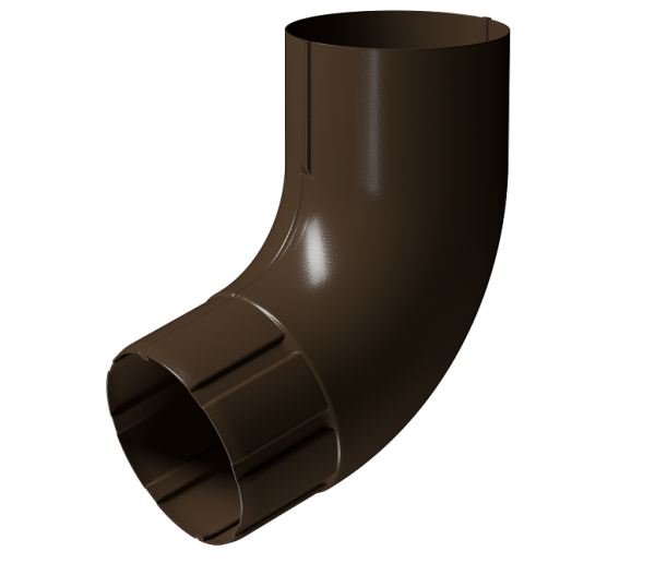 Колено 72° D90 Döcke STAL PREMIUM Каштан, (RAL 8017) купить в Хабаровске