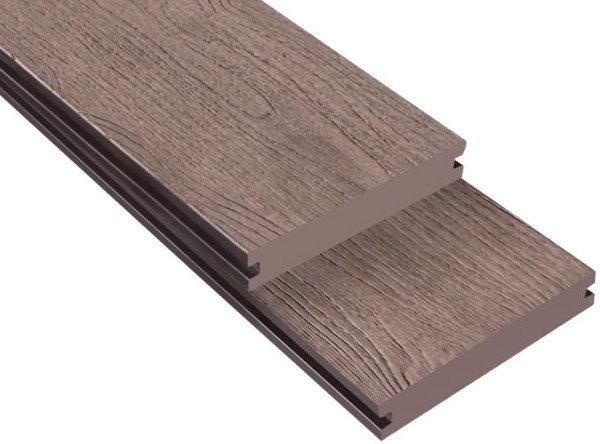 Террасная доска ДПК Outdoor 3D полнотелая NEVADA/CALIFORNIA BROWN коричневая микс купить в Хабаровске