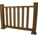 Ограждения из ДПК WOODVEX Кофе купить в Хабаровске