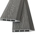 Заборная панель шип-паз EasyDecking Wood-Х 146х20 Серый купить в Хабаровске