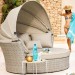Диван-Трансформер AFINA плетеный из иск. ротанга AFM-325 Beige купить в Хабаровске