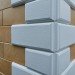 Угол Наружный к Фасадным Термопанелям Доломит Дагестанский Камень 400 мм Белый купить в Хабаровске