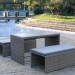 Диван-Трансформер AFINA плетеный из иск. ротанга S330G-W78 Grey купить в Хабаровске