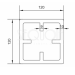 Столб SEQUOIA Evolution 3D WOOD BLACK купить в Хабаровске
