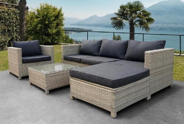 Комплект мебели AFINA плетеной из иск. ротанга YR821G Grey/Grey купить в Хабаровске