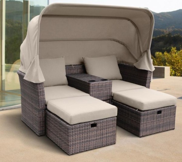 Комплект мебели AFINA плетеной из иск. ротанга AFM-330B Brown купить в Хабаровске