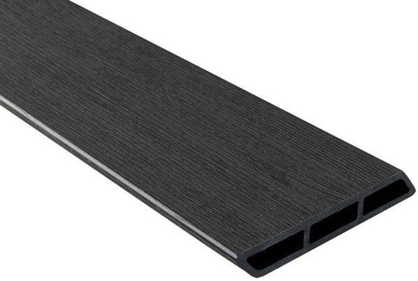 Доска Ромбус 3D ДПК Outdoor STORM BLACK черная купить в Хабаровске
