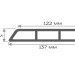 Доска Ромбус 3D ДПК Outdoor STORM GREY серая микс купить в Хабаровске