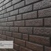 Фасадная панель Ю-Пласт Стоун Хаус Кирпич Коричневый купить в Хабаровске