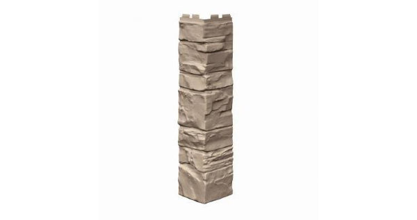 Угол наружный VOX Solid Stone Lazio камень светлая глина купить в Хабаровске