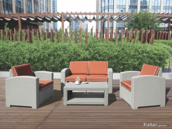 Уличные диваны и кресла коллекции Rattan Premium 4 купить в Хабаровске