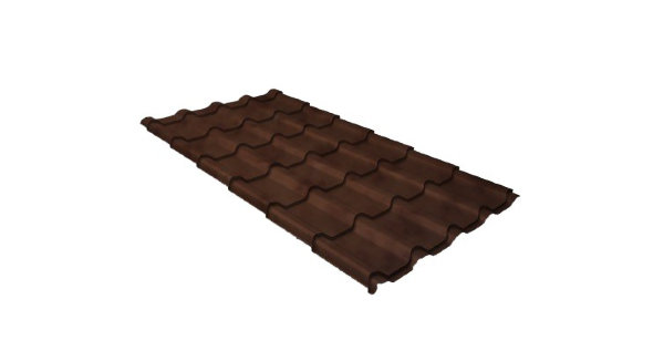 Металлочерепица камея 0,45 Safari Twincolor Brown купить в Хабаровске