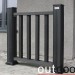 Ограждение из ДПК Outdoor Классик 3D STORM чёрный купить в Хабаровске