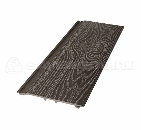 Сайдинг из дпк savewood sw-cedrus тангенциальный распил темно-коричневый купить в Хабаровске