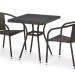 Комплект плетеной мебели AFINA из иск. ротанга T282BNT/Y137C-W53 Brown 2Pcs купить в Хабаровске