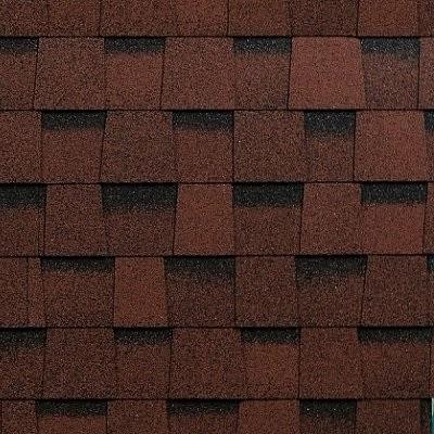 Двухслойная ламинированная черепица Shinglas, серия Фазенда – Красный купить в Хабаровске