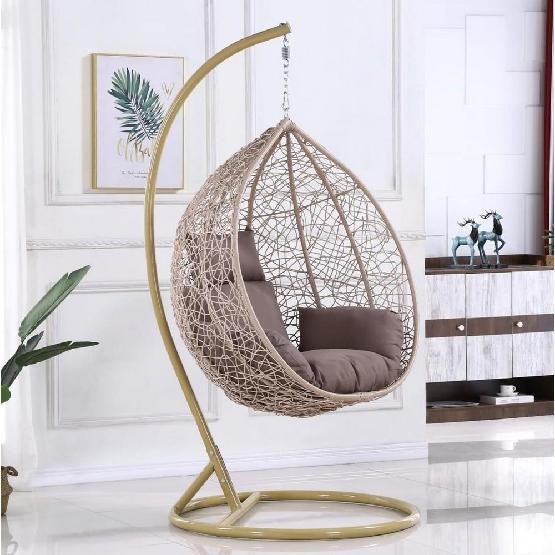 Кресло Подвесное из искусственного ротанга AFM-169A-LB Beige купить в Хабаровске
