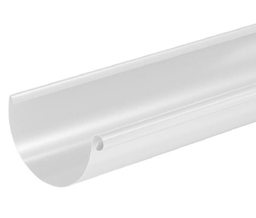 Водосток Aquasistem, система 125x90 - Водосточный желоб 3.00м RR 20 Белый купить в Хабаровске