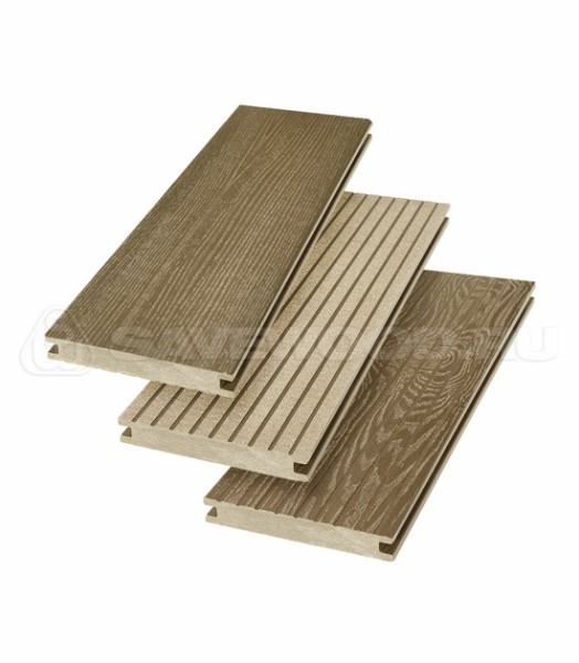 Террасная доска SW Fraxinus (R) полнотелая «SaveWood» Тик купить в Хабаровске