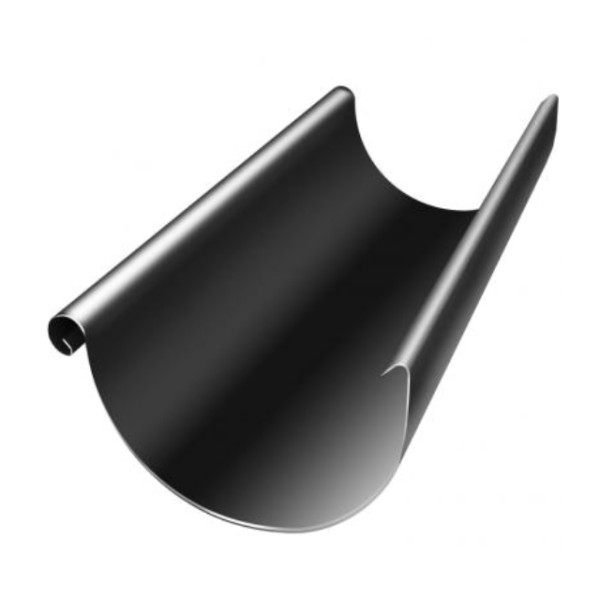 Водосток Grand Line 125x90 – Желоб 3м RAL 9005 купить в Хабаровске