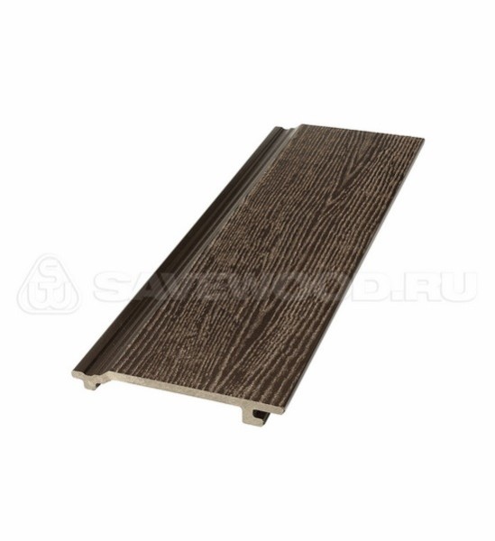 Сайдинг из дпк savewood sw-sorbus радиальный распил темно-коричневый купить в Хабаровске