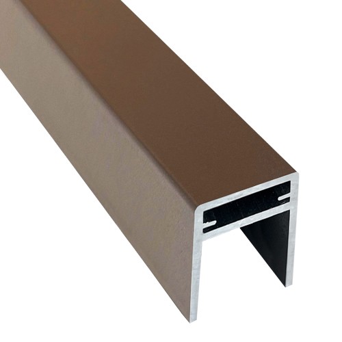 П-профиль Алюминиевый EasyDecking 35x25 Венге купить в Хабаровске
