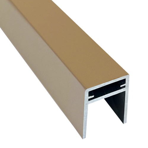 П-профиль Алюминиевый EasyDecking 35x25 Дуб купить в Хабаровске