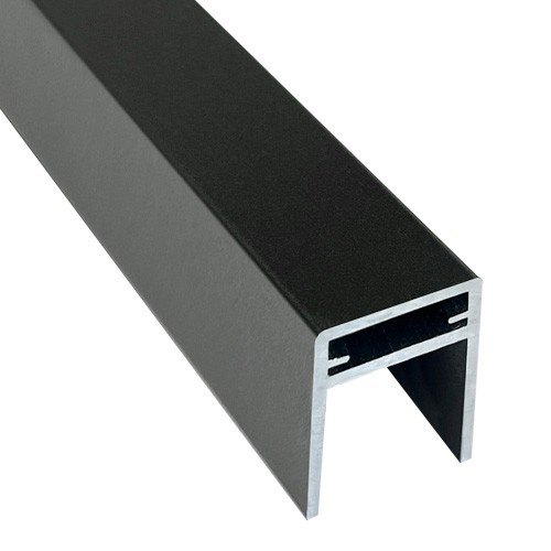 П-профиль Алюминиевый EasyDecking 35x25 Черное дерево купить в Хабаровске