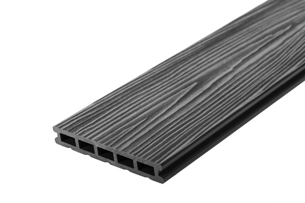 Террасная доска из ДПК RusDecking Unodeck Mogano - Графит купить в Хабаровске