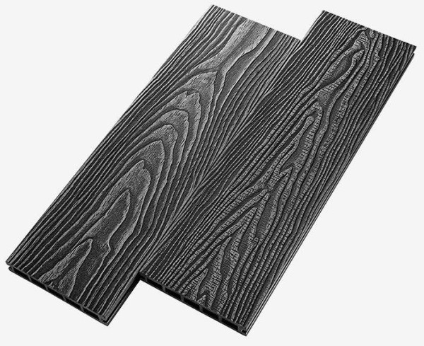Террасная доска из ДПК RusDecking Unodeck Vintage - Графит купить в Хабаровске