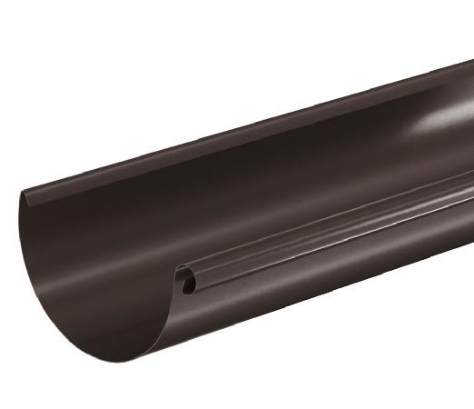 Водосток Aquasistem, система 125x90 - Водосточный желоб 3.00м RR 32 Тёмно Коричневый купить в Хабаровске