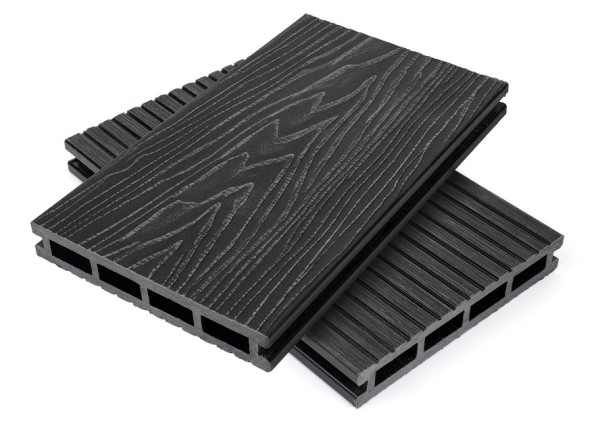 Террасная доская ДПК NanoWood Nature 3D пустотелая Графит купить в Хабаровске