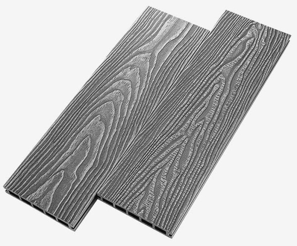 Террасная доска из ДПК RusDecking Unodeck Vintage - Серый купить в Хабаровске